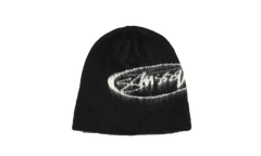 Brushed oval skullcap "Black" STUS330