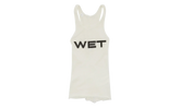 Mowalola Wet Tank Top "White" T303GD PFD