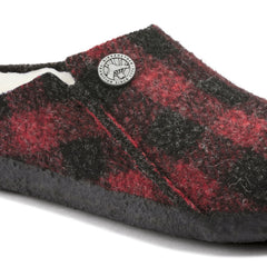 Kid's Zermatt Shearling in Plaid Red