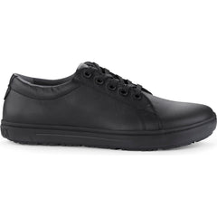 QO 500 Leather Safety Shoe in Black Leather