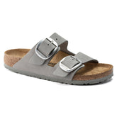 Arizona Big Buckle Nubuck Leather in Dove Gray