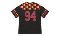 Patchwork Yoke Football Top "Black" SU27000