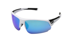 Changeup Dual Sunglasses "Blue Multiflection - Satin White" 8600129 110161