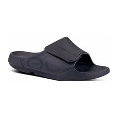 Unisex Ooahh Sports Flex Sandals in Black Matte