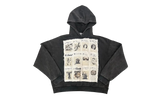 Patchwork Vain Pullover Hoodie "Charcoal" OSTG SAVAN NOZV