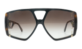 Hexagon Sunglasses "Black/Havana" MCM671S-019