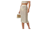 Rhea Midi Skirt "Beige" KITH43