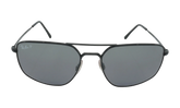 SQUARE POLARIZED SUNGLASSES "POLISHED BLACK" RB3666-002-K3_56
