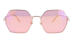 Hexagon Sunglasses "Rose Gold" MCM126S-780