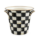 Courtly Check Design Enamel Wine Cooler