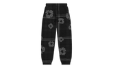 Plaid Cotton Wreath Sweatpants "Black" DT384