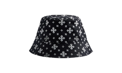 Cross Bandana Bucket Hat "Black/White" PF24HA030120119