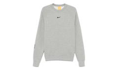 NOCTA FLEECE CS CREWNECK SWEATSHIRT "Dark Grey Heather / Matte Silver / Black" FN8160 063