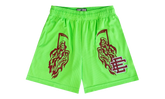 EE BASIC SHORT "WARREN LOTAS - Neon Green/ Red" EE678