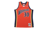 NBA Stephen Curry Swingman Alternate Jersey "2009-10 Golden State Warriors - Dark Orange" SMJYAC18086 GSWDKOR09SCU