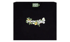 Floral Logo Short Sleeve Tee "Black" DT361