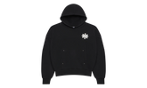 Distressed Script Hoodie "Black" LST 21 22712 BLK