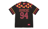 Patchwork Yoke Football Top "Black" SU27000