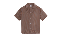 Elena Monogram Silk Camp Shirt WMNS "Brown" khw030292 210