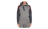 Tech Fleece Long Funnel Zip Hoodie "Carbon Heather / Black" 805655 063