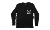 Skull Logo Long Sleeve Knit "Black" STUS321