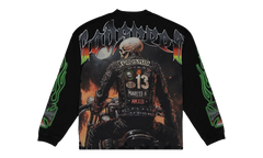 Biker Nation Long-Sleeve T-Shirt "Black Wash" GS148