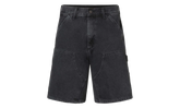 Double Knee Shorts "Black Stoned Washed" I034867 89 06