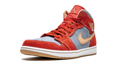 1 Mid SE "Denim Red Suede" DM4352 600