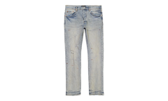 OIL REPAIR SLIM STRAIGHT SKINNY JEANS "Super Light Indigo" P011 SORS123
