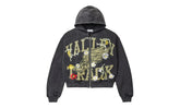 Midnight Garden Zip Up Hoodie "Black" FAU1N9ZS