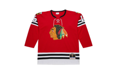 NHL Bobby Hull Dark Jersey "1960 Chicago Blackhawks - Scarlet" JY9065 CBHSCAR