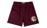 EE BASIC SHORT "SS24 - Maroon/Off White" EE619