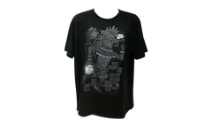 Mummy Print Short Sleeve T‑shirt "Black / White" 742676 101