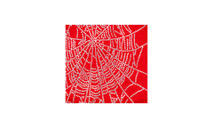 Rhinestone Web Beanie "Red" SP5der49