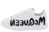 Oversized Graffiti White Black