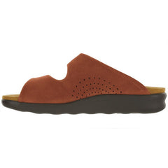 Women's Cozy Slide Sandal in Rust
