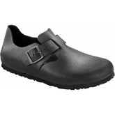 London Oiled Leather Classic Footbed in Black