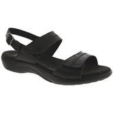 Women's Nudu Heel Strap Sandal in Black Larse