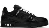 Trainer Black Embossed Monogram