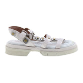 Ferdie A64003-301 Womens Beige Leather Strap Sandals Shoes