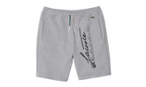 Signature Print Cotton Fleece Shorts "Grey Chine / Black" GH2640 4JV