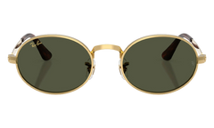 Ray-Ban Bold Metals "A$AP Rocky - Polished Arista Gold with Dark Green Lens" RB3931 001 31