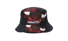 NBA Hardwood Classics Cut Up Bucket Hat "Chicago Bulls - Black" BUCKSH21322 CBUBLCK