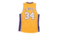NBA Shaquille O’Neal Swingman Home Jersey "1999 Los Angeles Lakers - Gold" SMJYGS18179 LALLTGD99SON