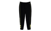 Embroidered Regular Fit Track Pants "Black / Flash Yellow" XH1431 6VT