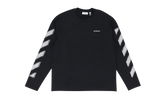 Pixel Diagonal Skate L/s Tee "Black / White" OFW MTPS 0063