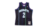 NBA Larry Johnson Reload Swingman Jersey "1992 Charlotte Hornets - Black" SMJYCP19277 CHOBLCK92LJO