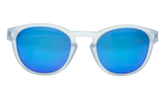 Latch (A) Polarized Sunglasses "Matte Clear / PRIZM Sapphire" OO9349 48