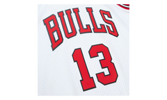 NBA Luc Longley Jersey "1997 Chicago Bulls - White" SMJY6370 CBU97LLOWHIT