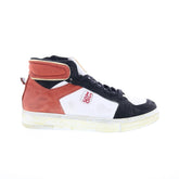 Folie Mens White Canvas Zipper Lifestyle Sneakers Shoes